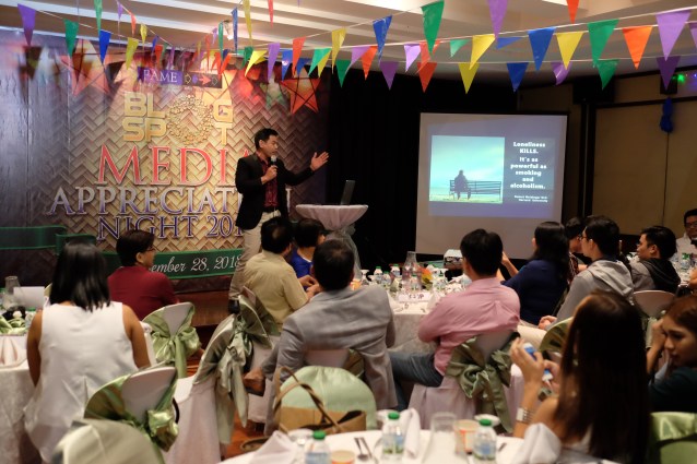 International motivational speaker Mr. Richard Tamayo gives a sneak peak of interesting workshop topics offered by Fame Leaders' academy during the FLA Official Launch